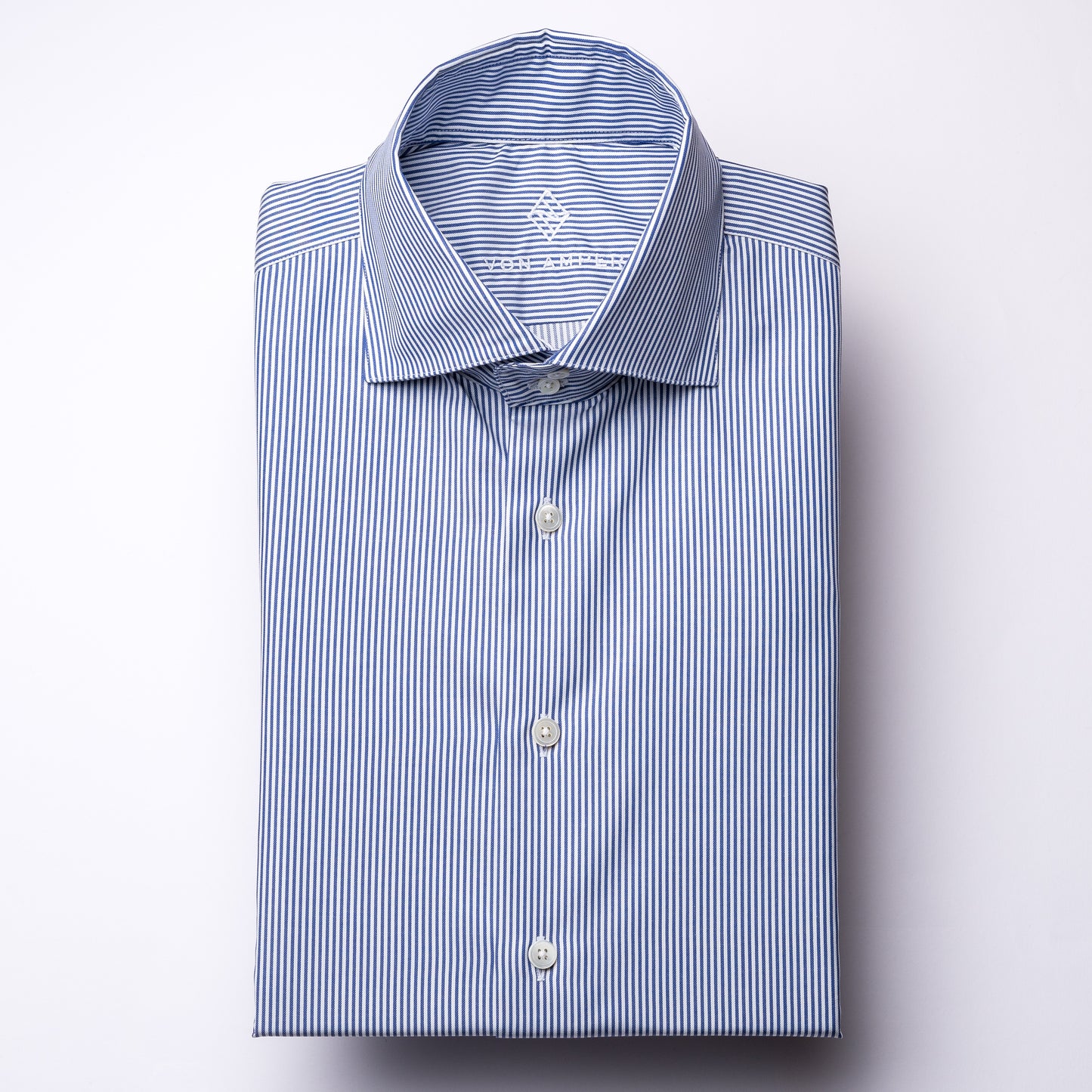 Hemd - Twill - blau/weiß - gestreift