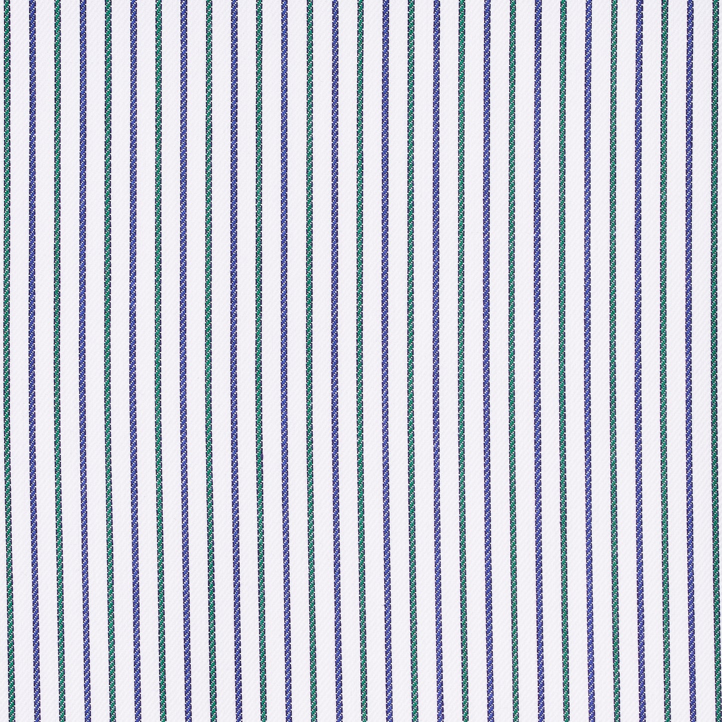 Shirt - twill - green/blue - striped