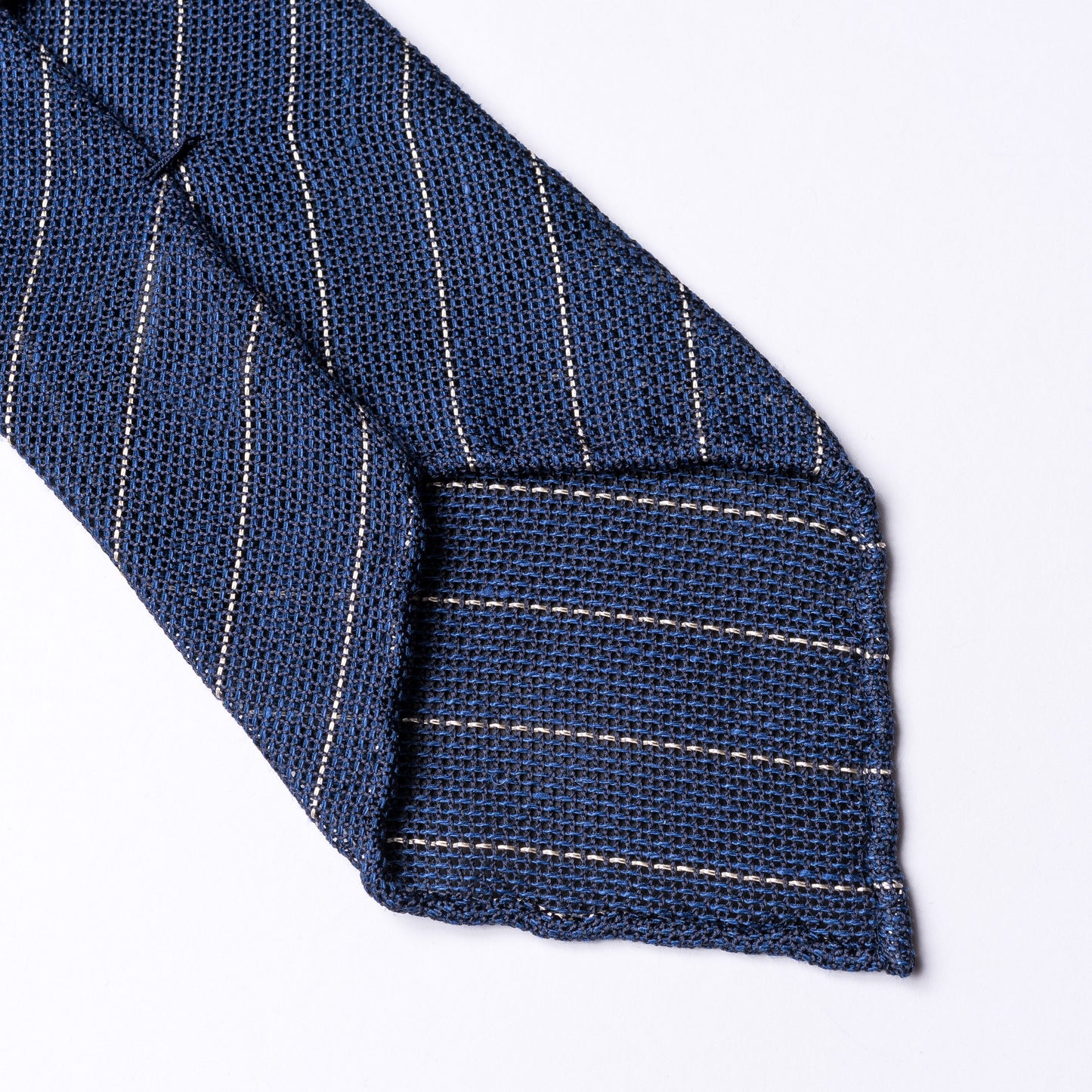 Woven blue pinstripe tie