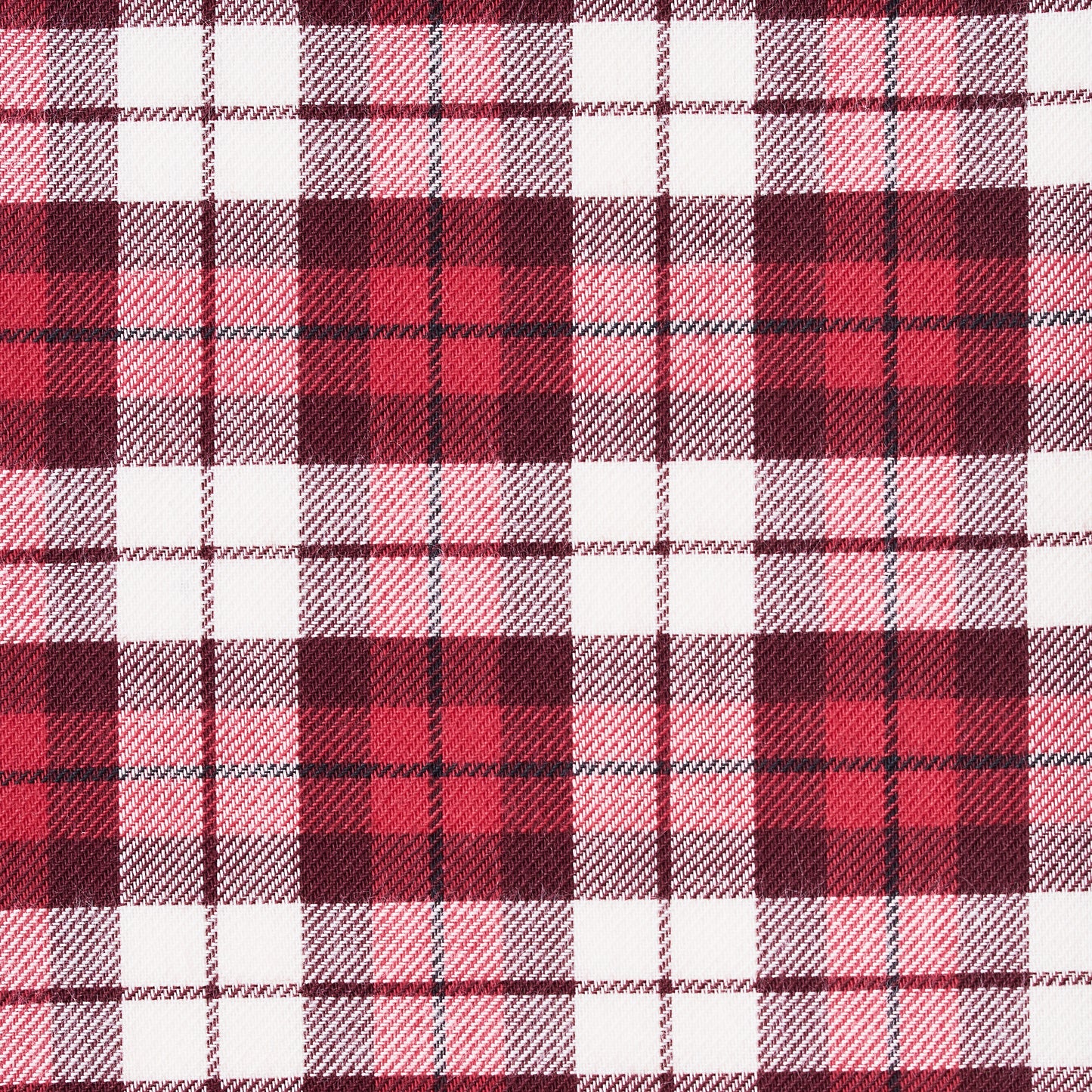 Shirt - twill - red - checked
