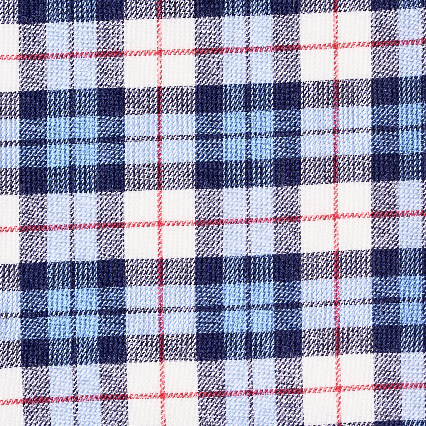 Hemd - Twill - blau/rot - kariert