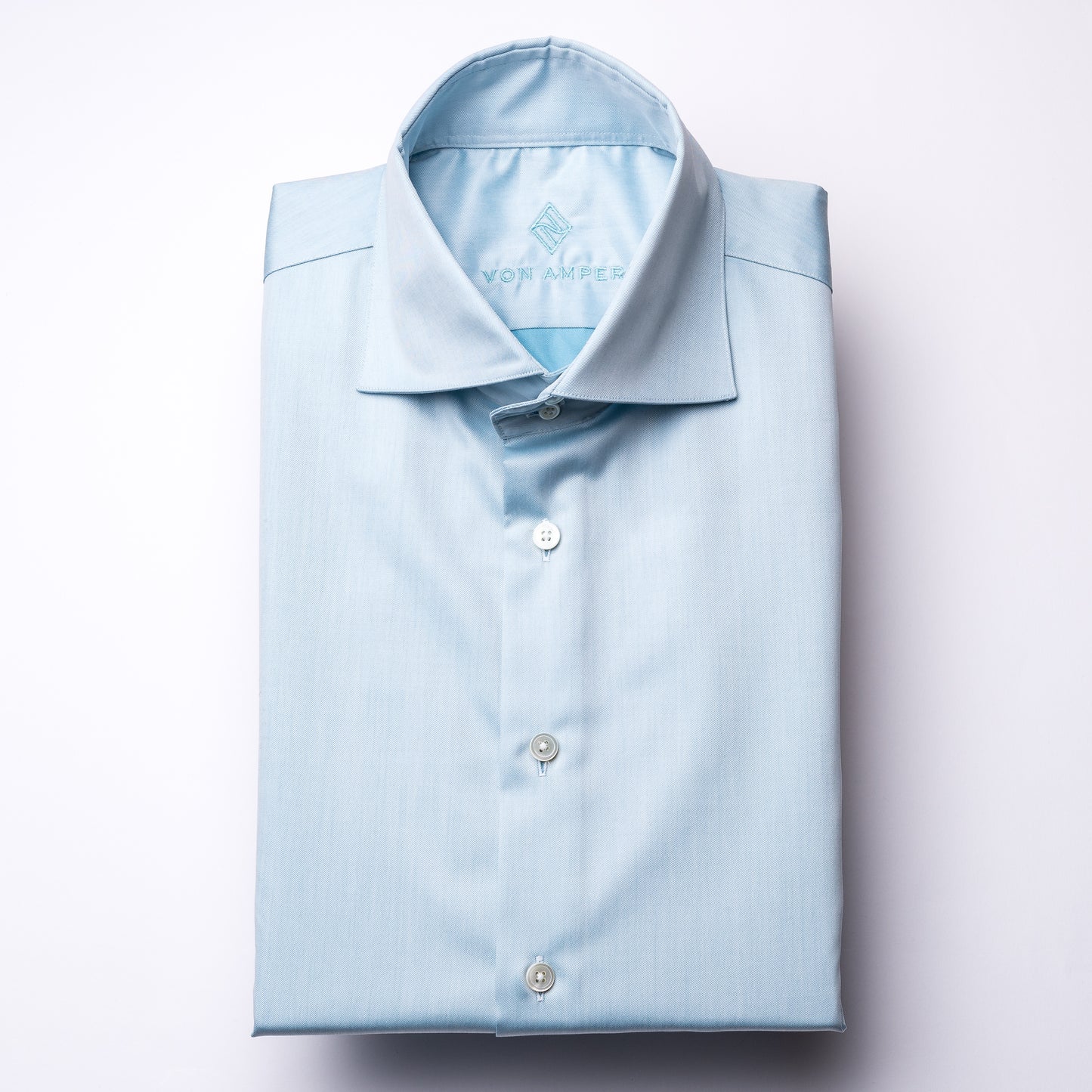 Hemd - Twill - hellgrün - einfarbig