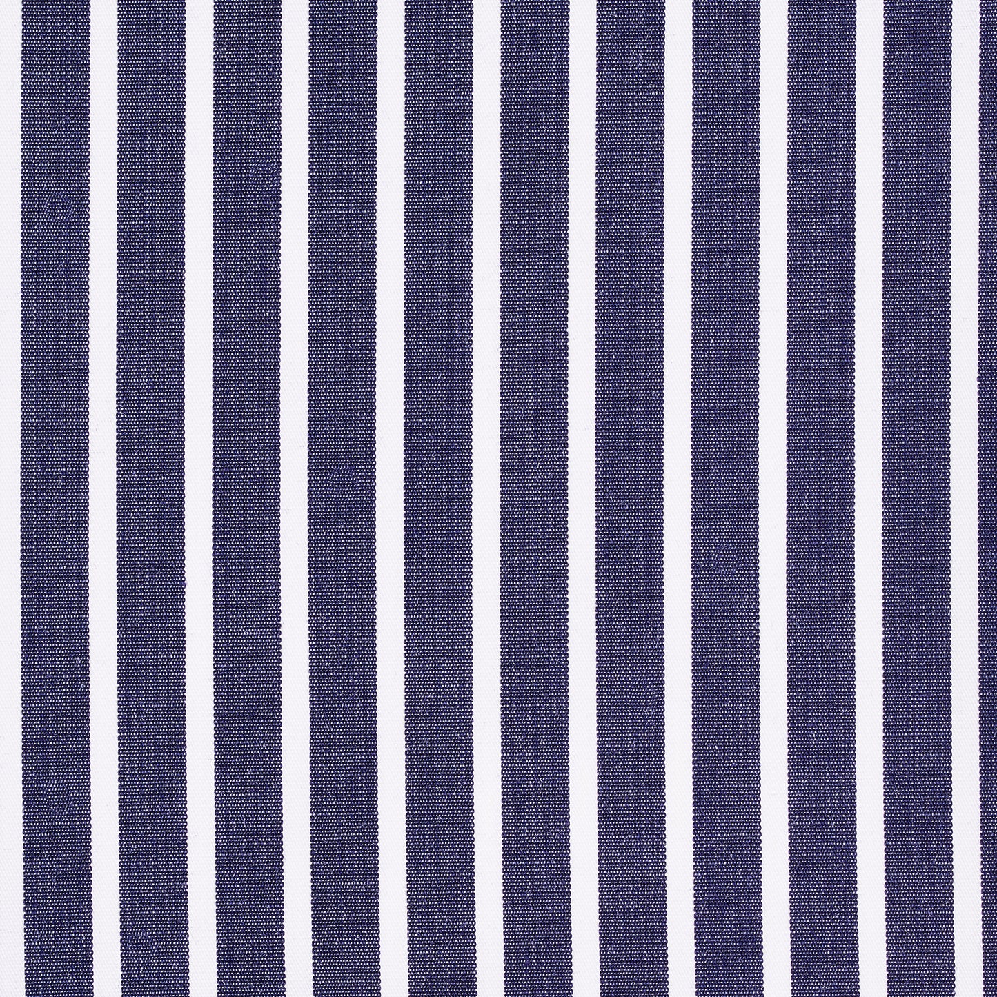 Hemd - Poplin - weiß/dunkelblau - gestreift