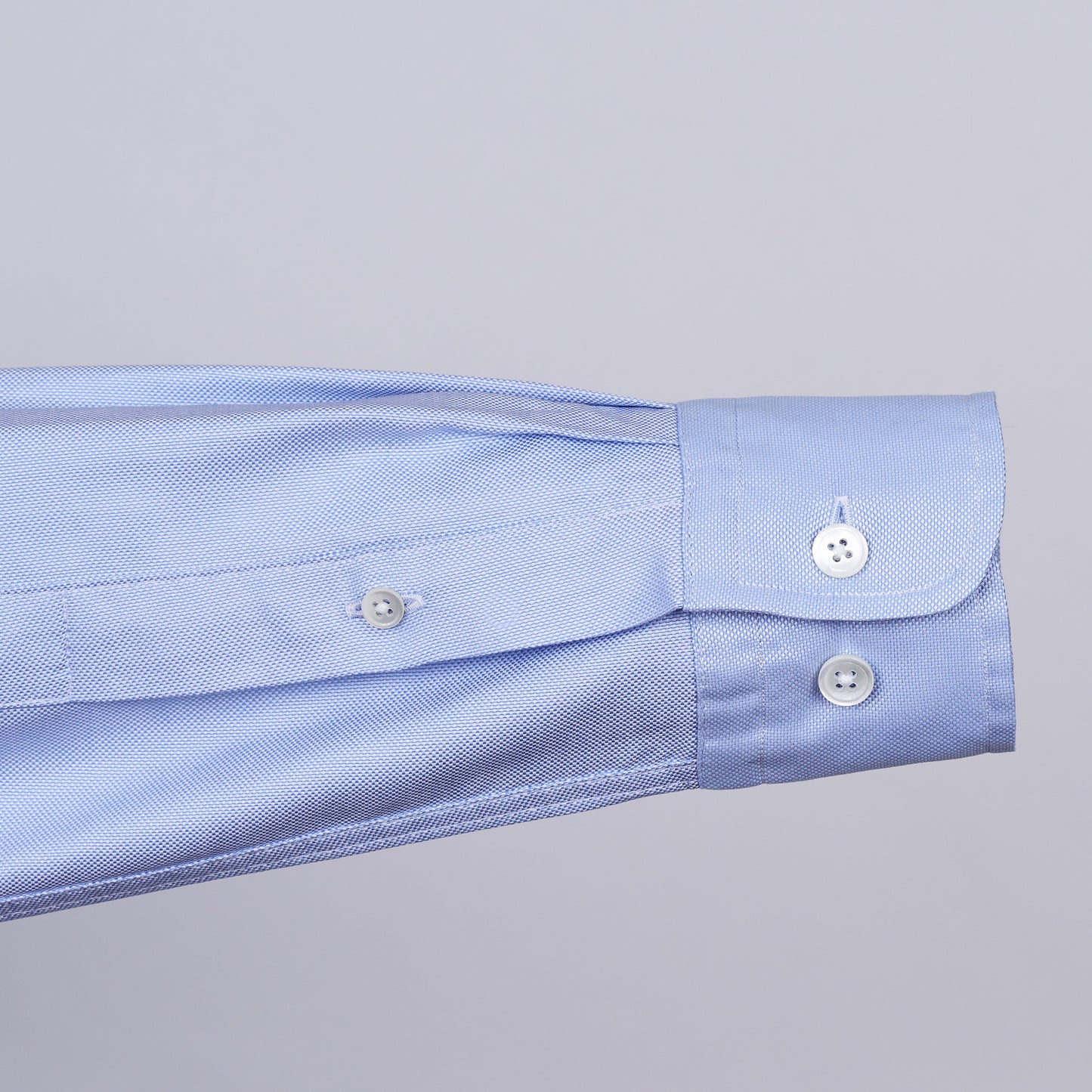Oxford shirt - OCBD - light blue - plain