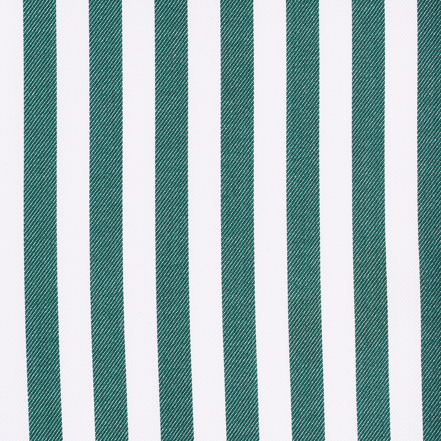 Shirt - twill - white/green - striped