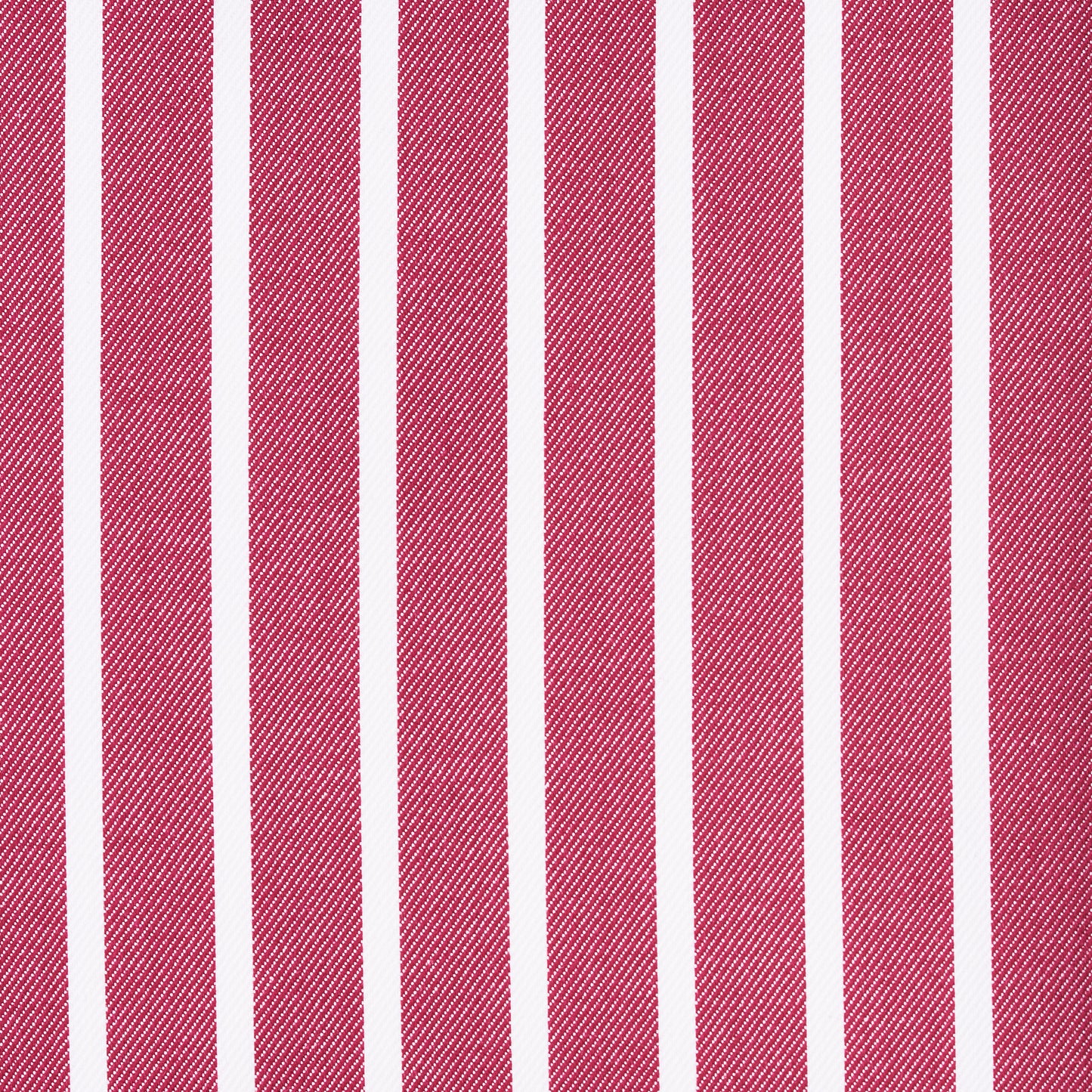 Shirt - twill - white/red - striped