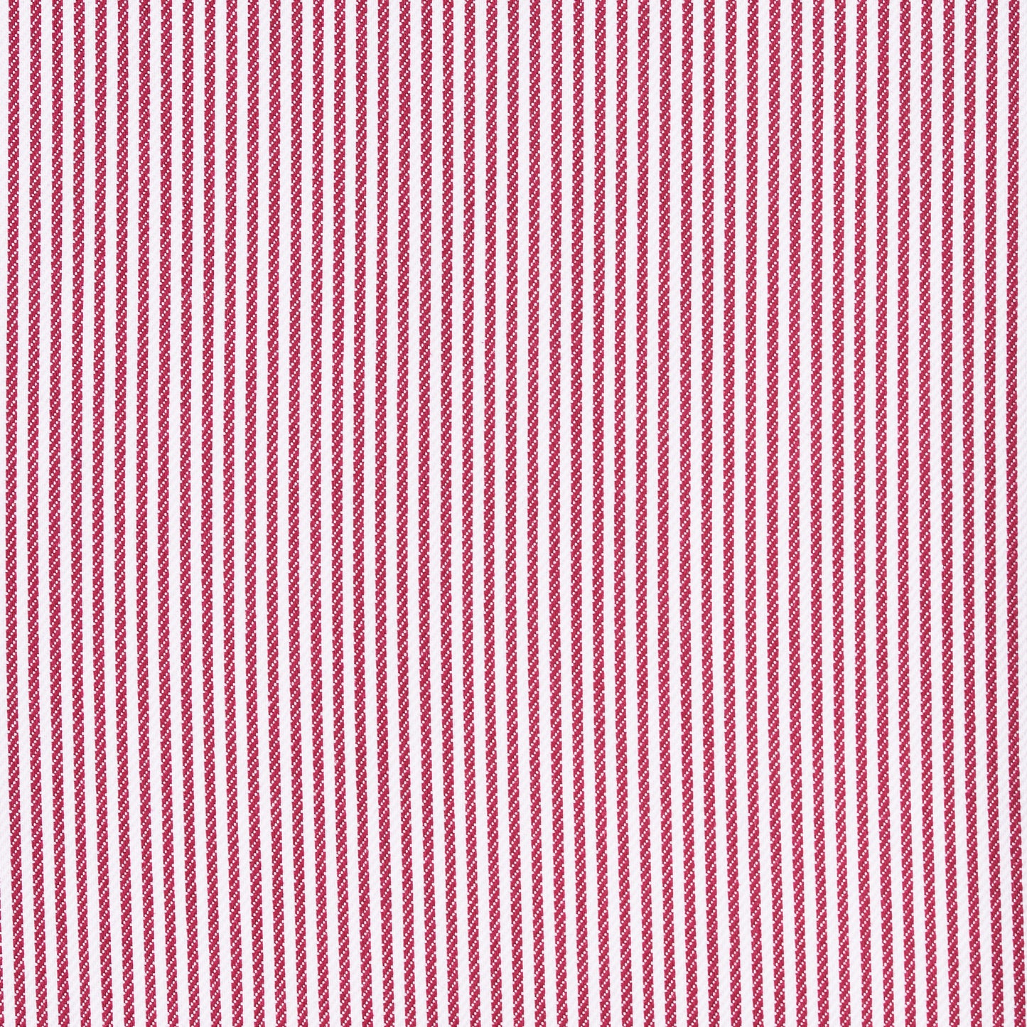 Shirt - twill - white/red - striped