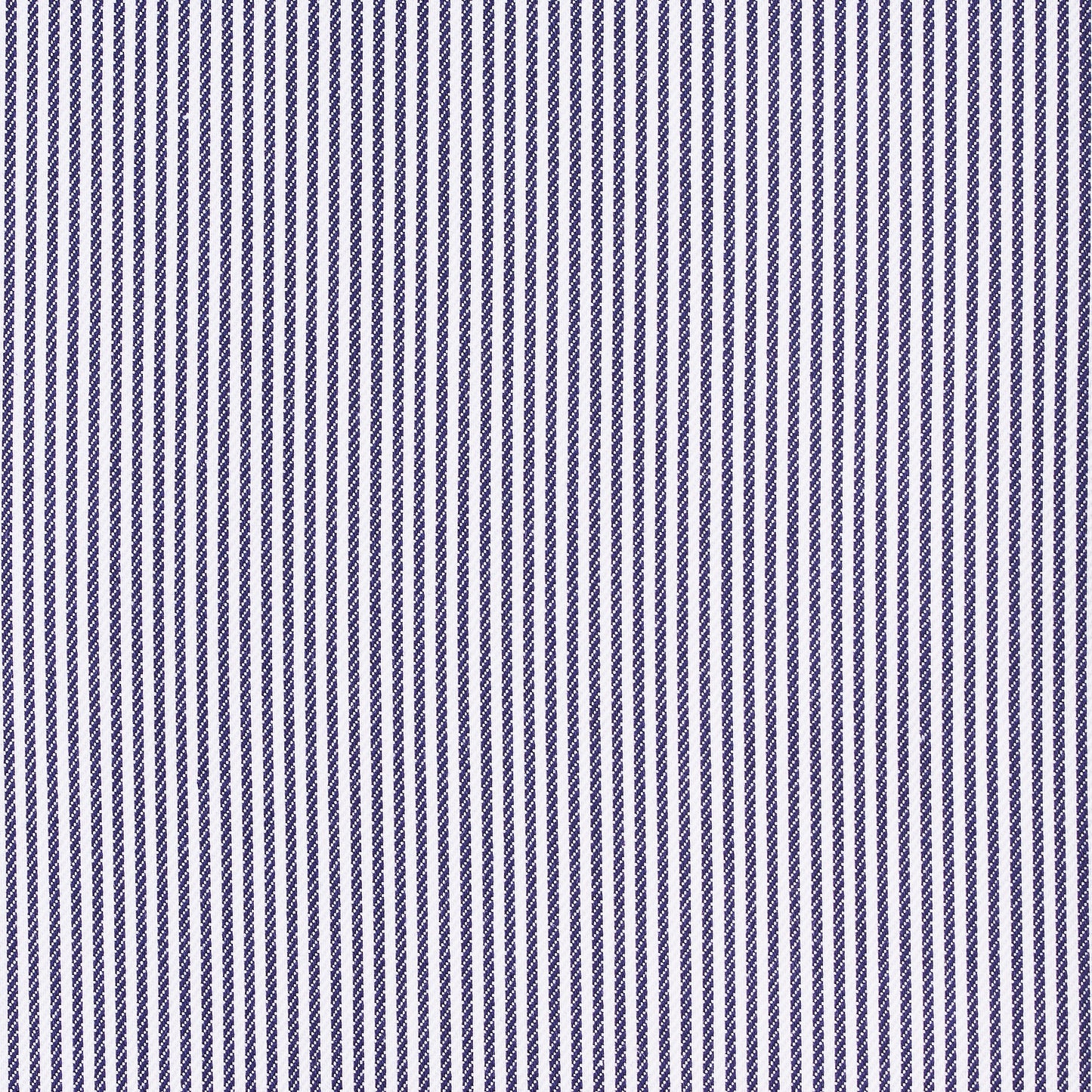 Hemd - Twill - weiß/dunkelblau - gestreift