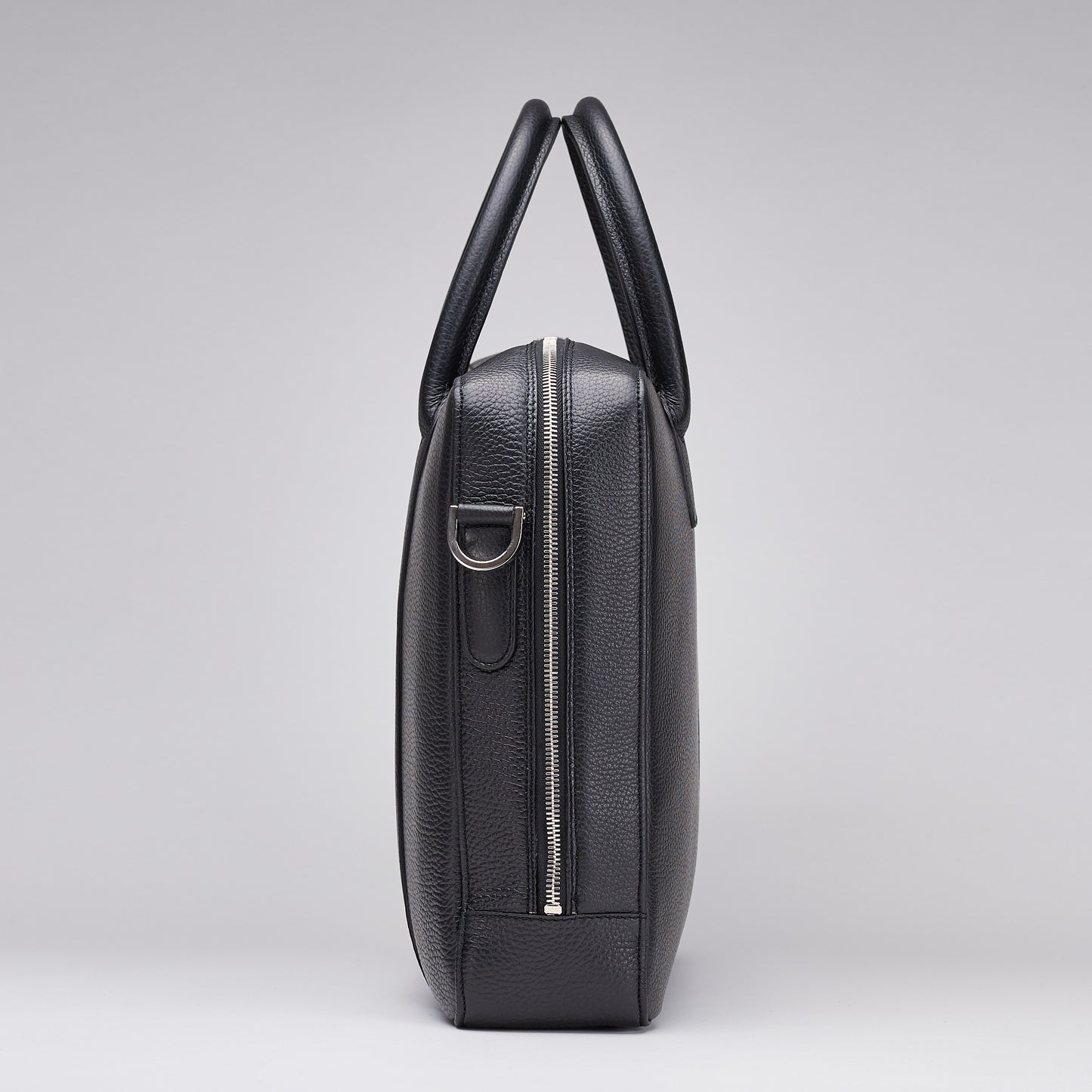 Asymmetrical Briefcase - Black
