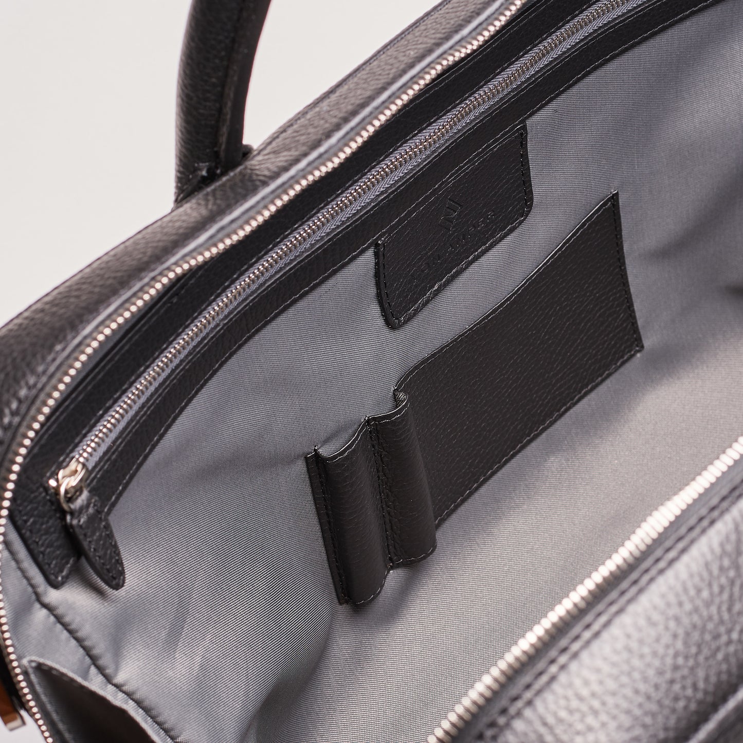 Asymmetrical Briefcase - Black