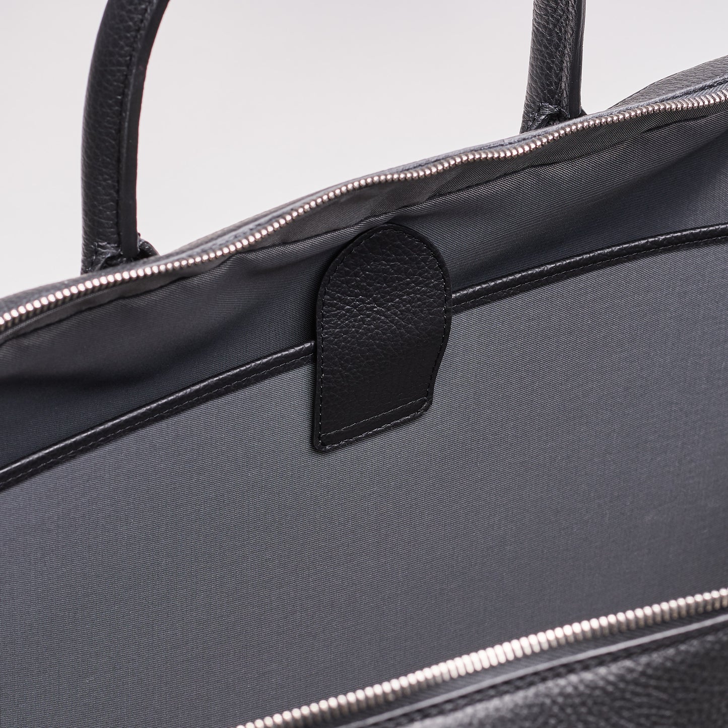 Asymmetrical Briefcase - Black