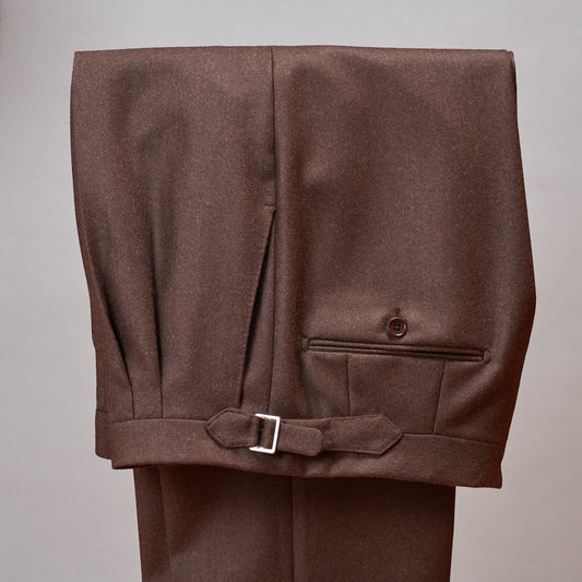 Hose - Flanell - Braun