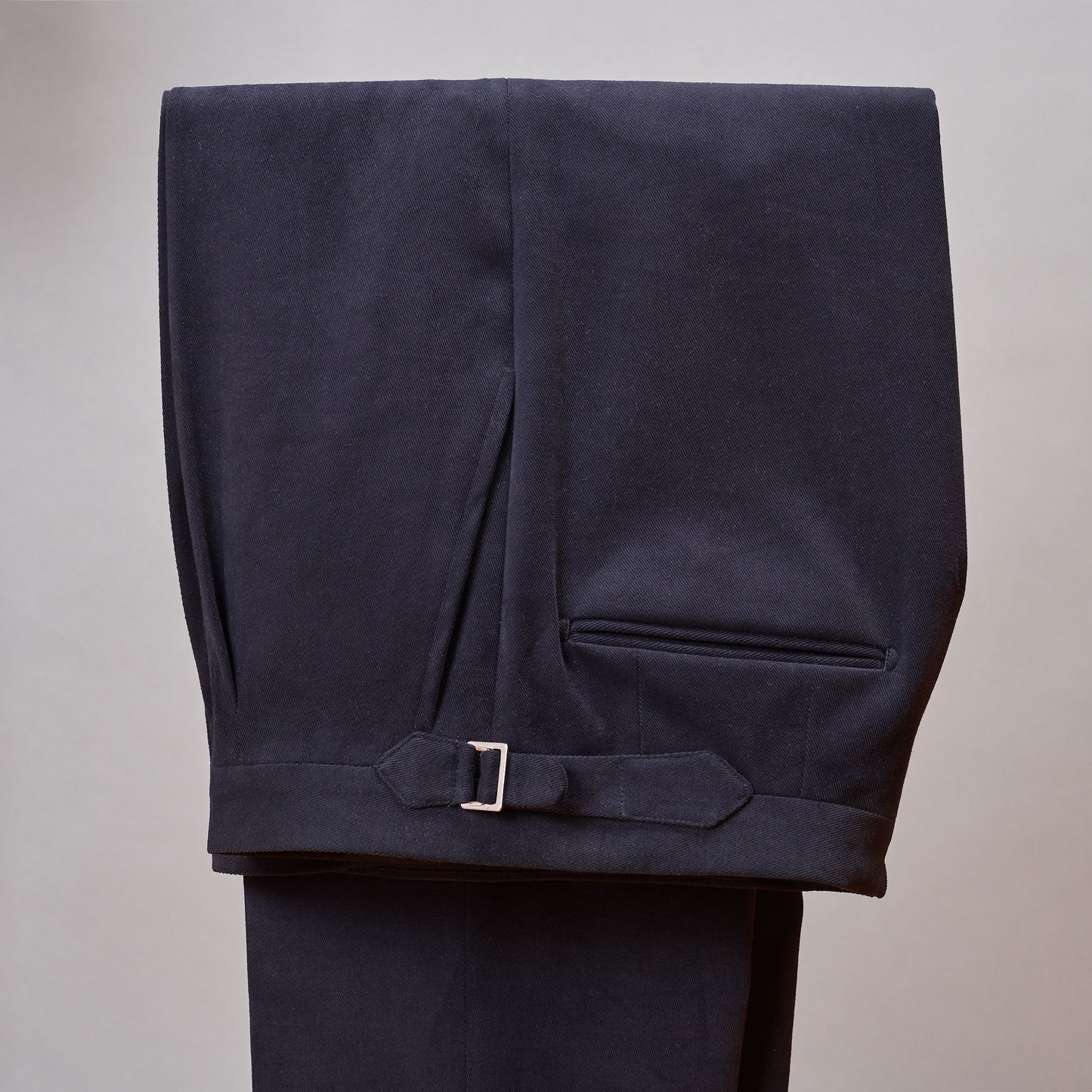 Chino - gebürstete Baumwolle - Blau