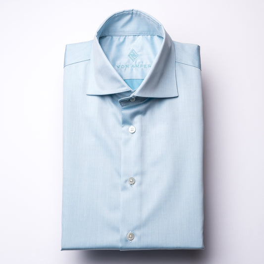 Hemd - Twill - hellgrün - einfarbig
