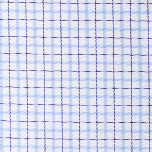 Hemd - Twill - hellblau/dunkelblau - kariert