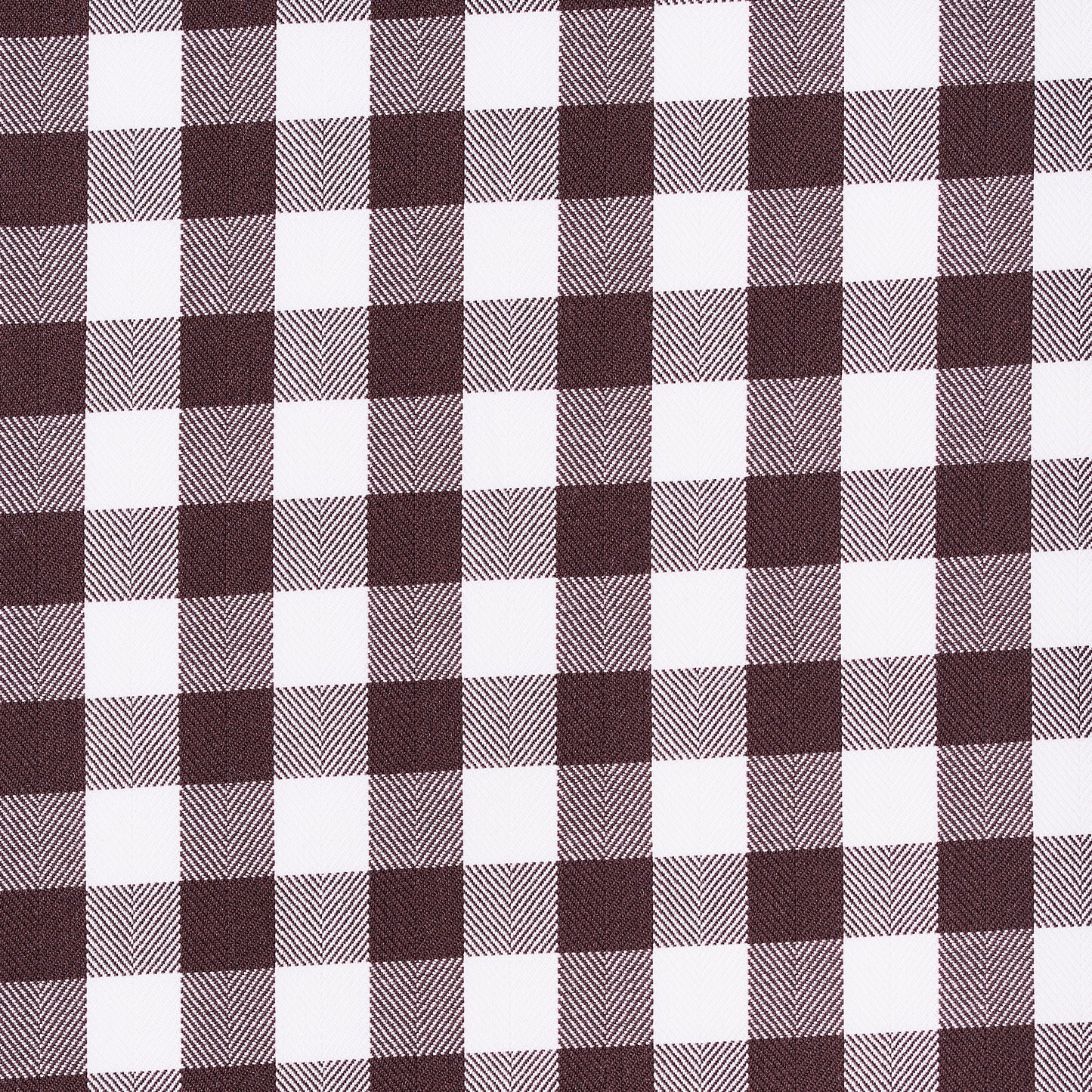 Hemd - Twill - braun/weiß - kariert