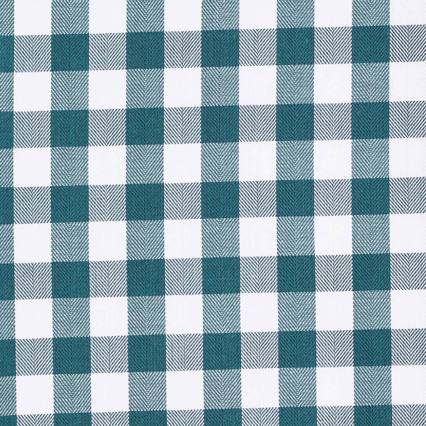 Shirt - twill - green/white - checked