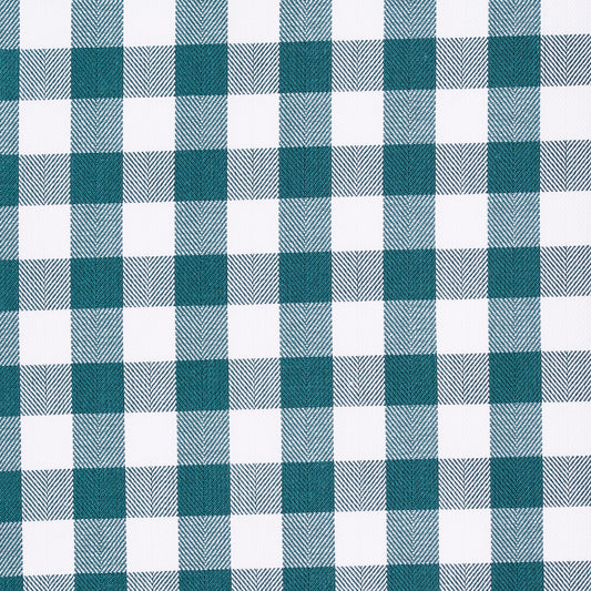 Shirt - twill - green/white - checked