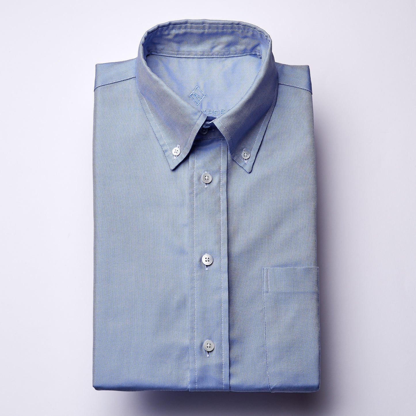 Oxford Hemd - OCBD - blau - einfarbig