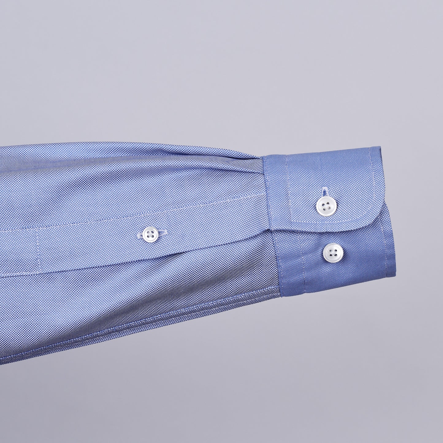 Oxford Hemd - OCBD - blau - einfarbig