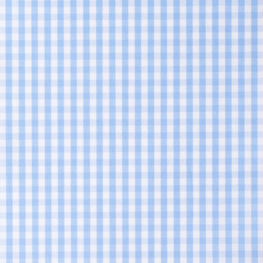 Hemd - Poplin - hellblau - kariert