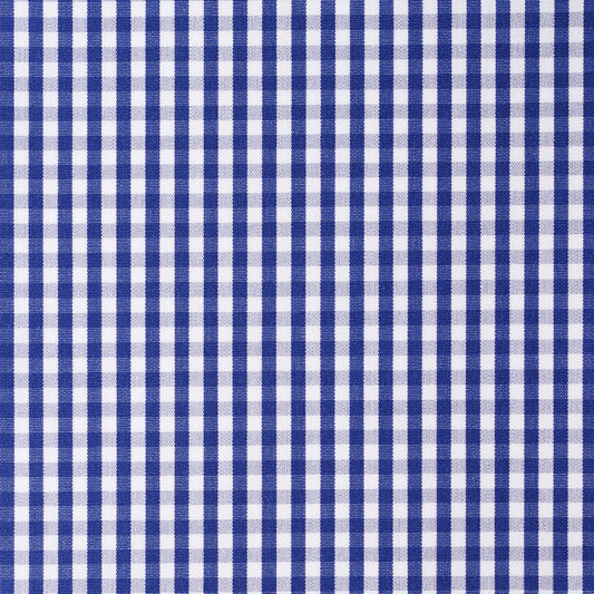 Hemd - Poplin - dunkelblau - kariert