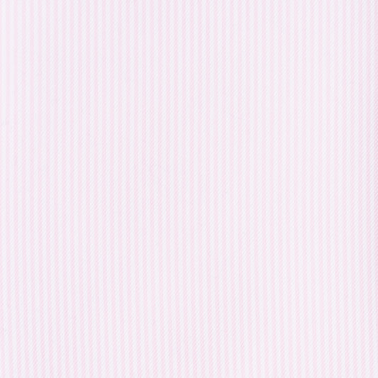 Hemd - Twill - weiß/rosa - gestreift