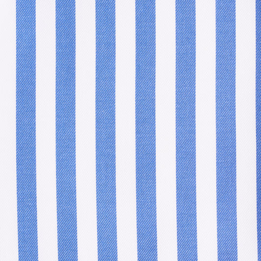 Hemd - Twill - weiß/blau - gestreift
