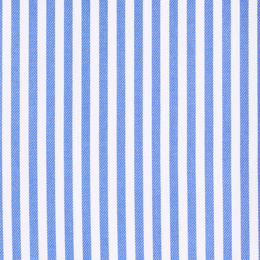 Hemd - Twill - weiß/blau - gestreift