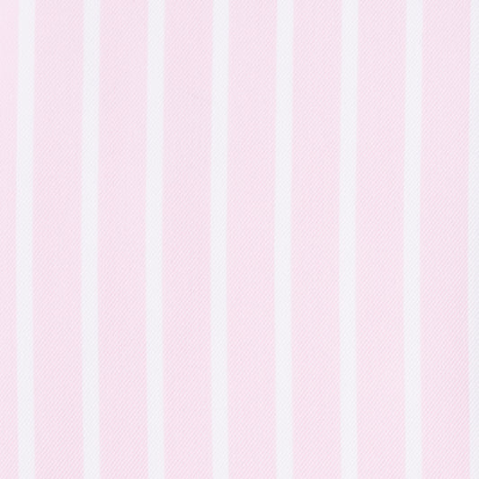 Hemd - Twill - weiß/rosa - gestreift