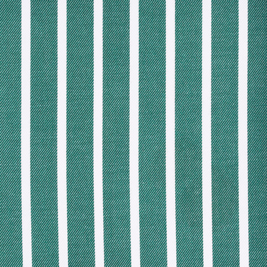 Hemd - Twill - weiß/grün - gestreift