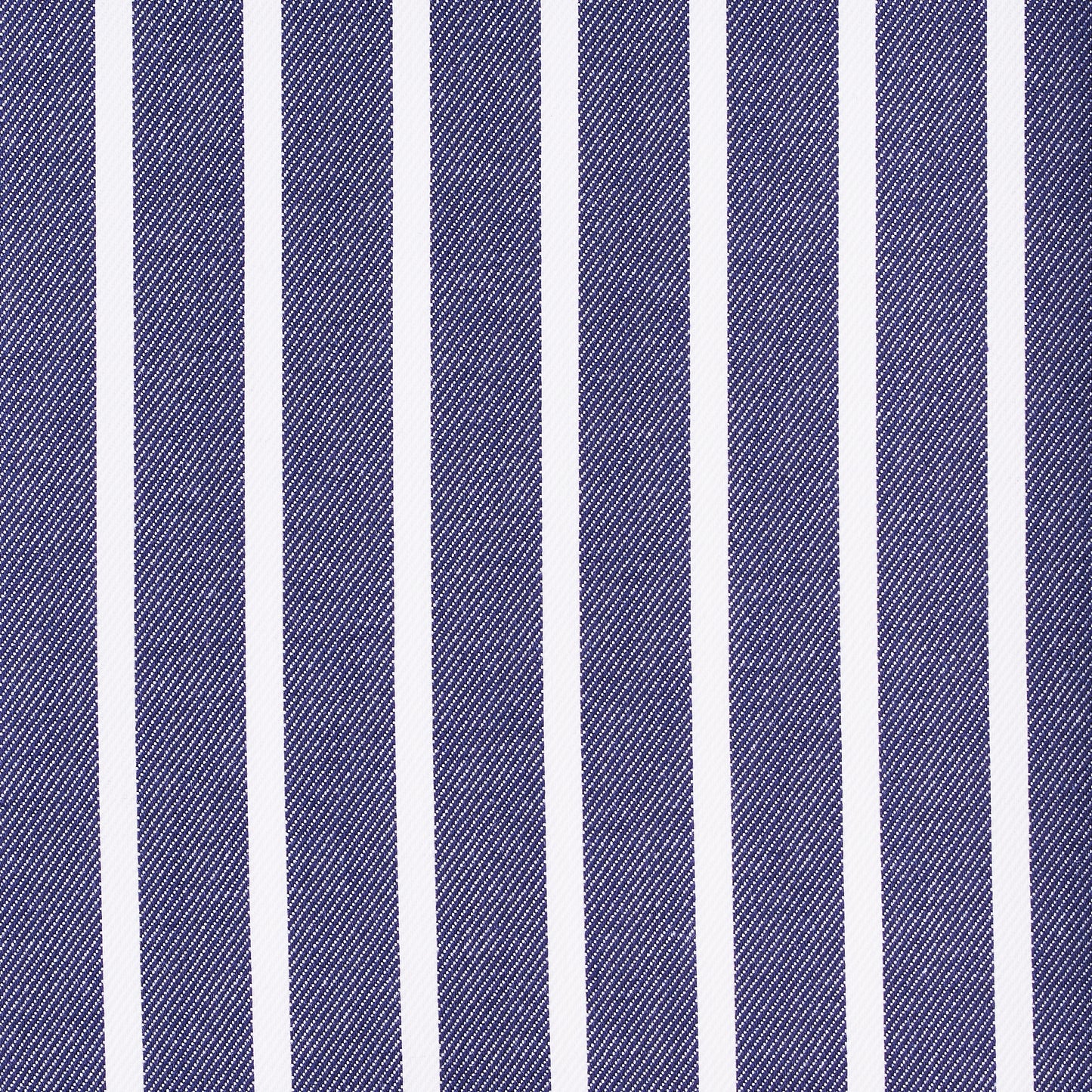 Hemd - Twill - weiß/dunkelblau - gestreift