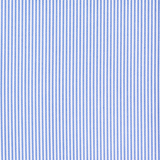 Hemd - Twill - weiß/blau - gestreift