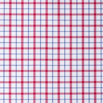 Shirt - Twill - red/blue - checked