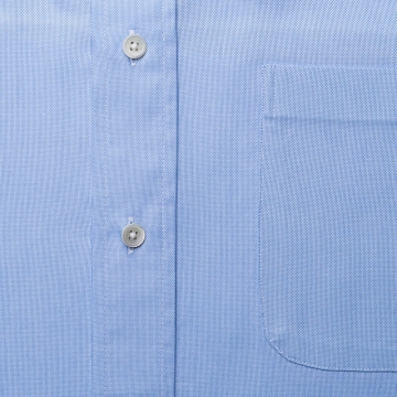 Oxford Hemd - OCBD - hellblau - einfarbig