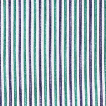 Shirt - Twill - green/blue - striped