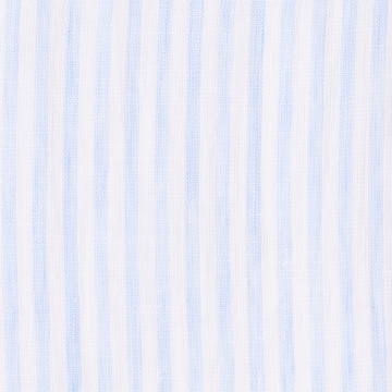 Hemd - Leinen - weiß/hellblau - gestreift