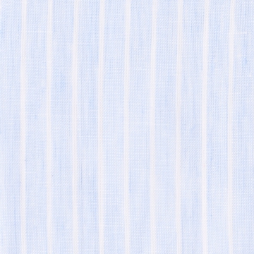 Hemd - Leinen - weiß/hellblau - gestreift