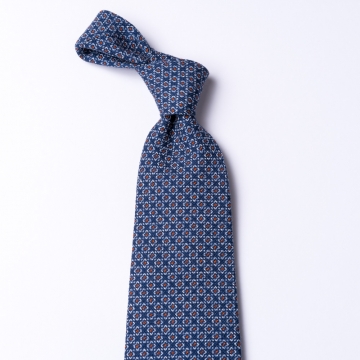 Dark blue wool tie