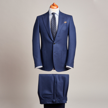 Suit - Flannel - Dark blue