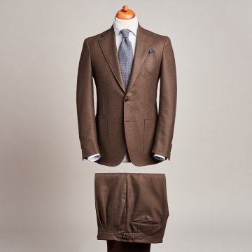 Suit - Flannel - Brown